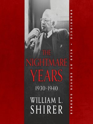 cover image of The Nightmare Years, 1930–1940
